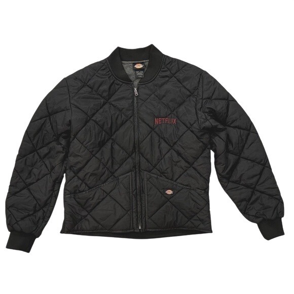 DickiesxNetflix When They See Us Central Park Five Bomber Jacket Size L Rare - Picture 1 of 9